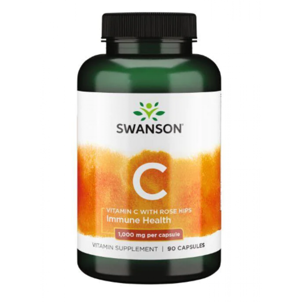 Vitamin C with Rose Hips 1000 mg - 90 caps