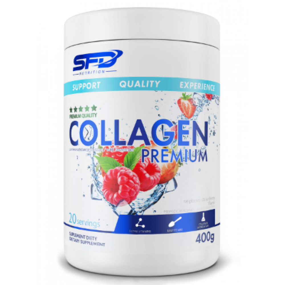 Collagen premium - 400g Raspberry Strawberry