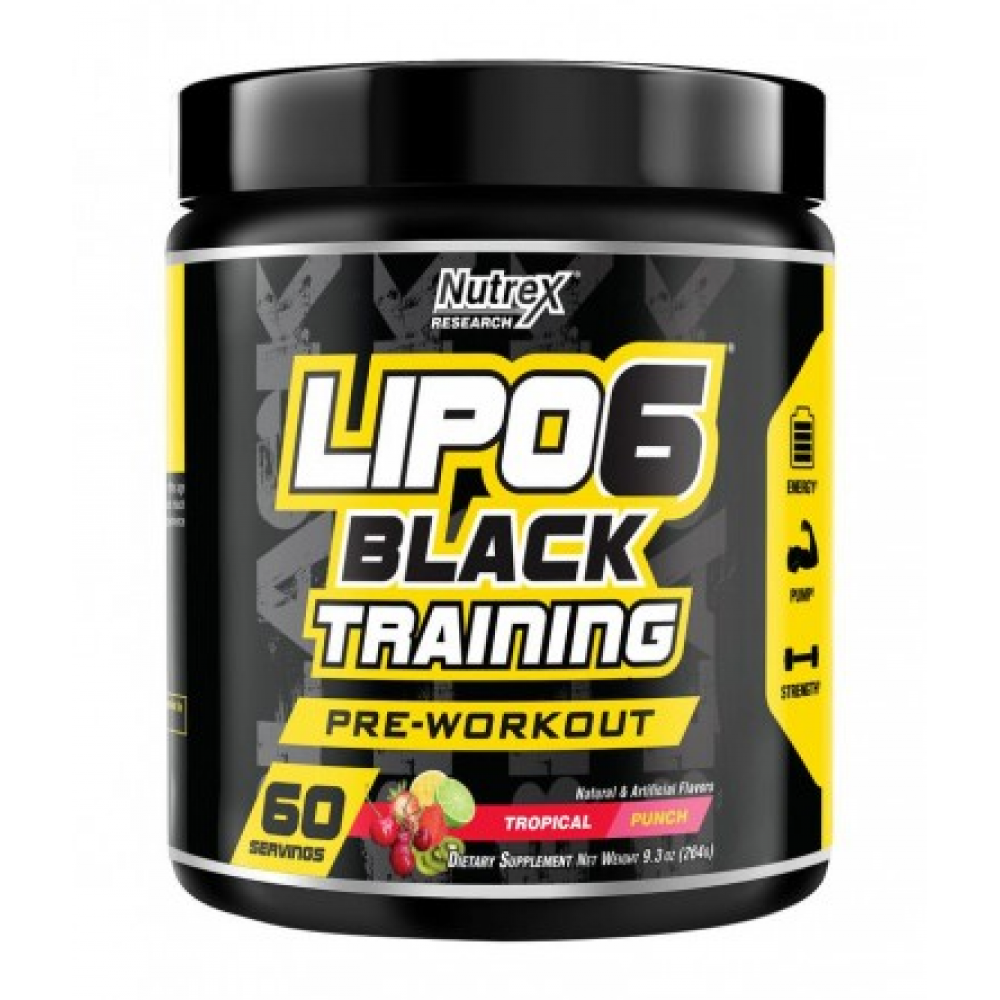 Lipo-6 Black Training - 60serv Tropical Punch