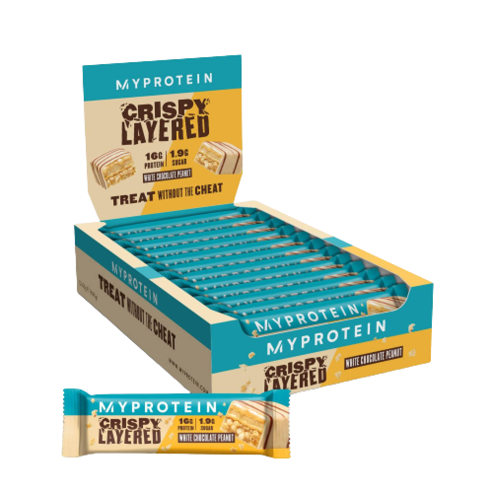 Crispy Layered - 12x58g White Chocolate Peanut