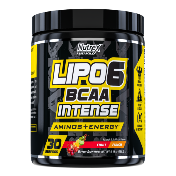 Lipo-6 BCAA Intense - 30srv Fruit Punch