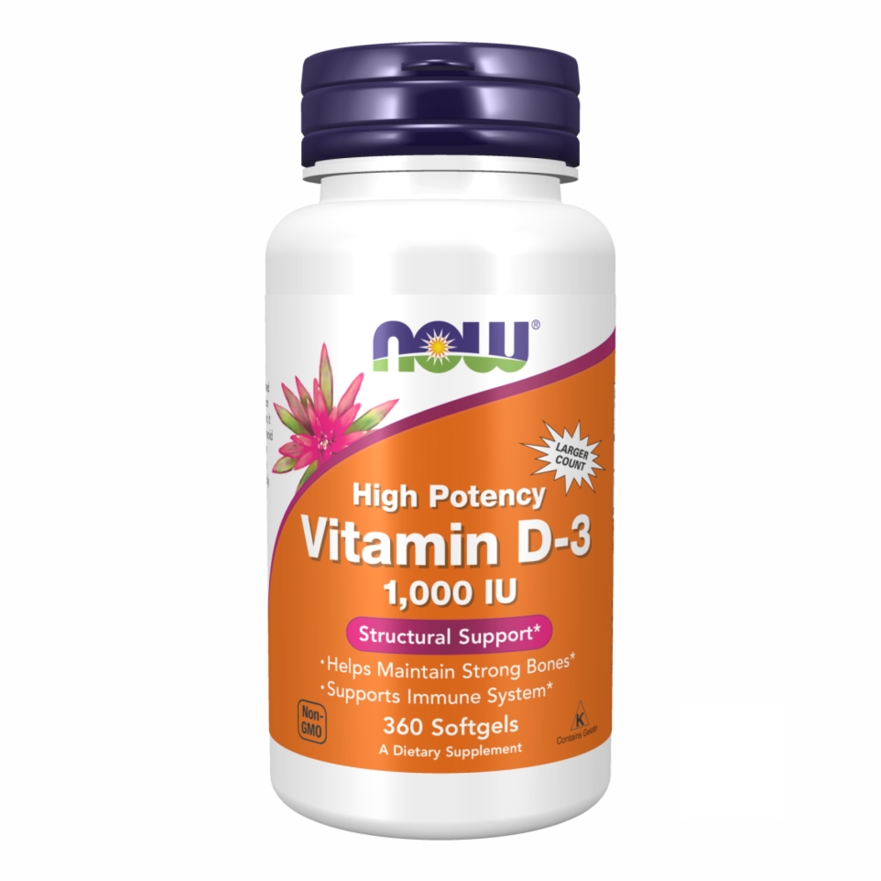 VIT D-3 1000 IU - 360 sgels