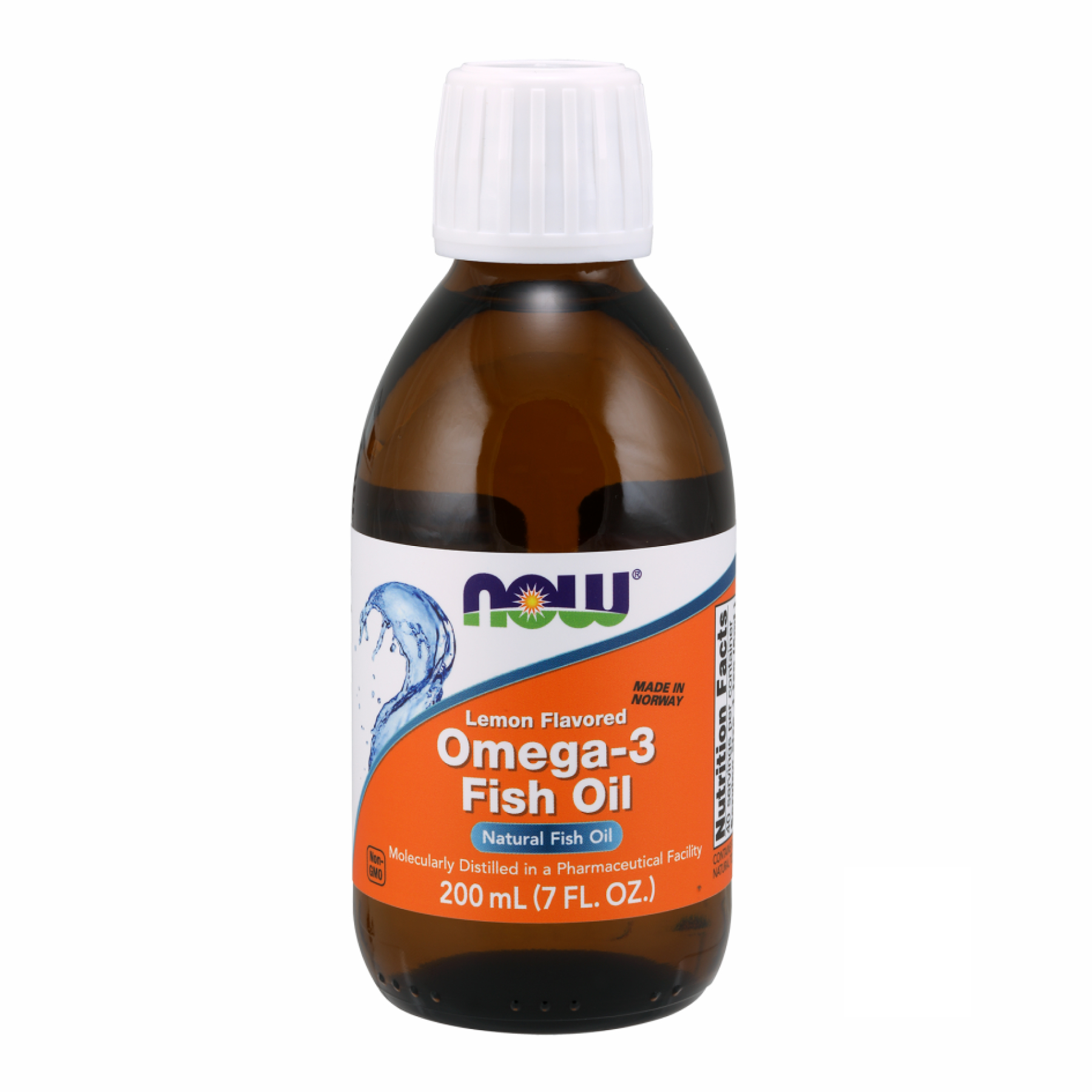 Omega-3 Fish Oil Lemon - 200 ml (7 oz)