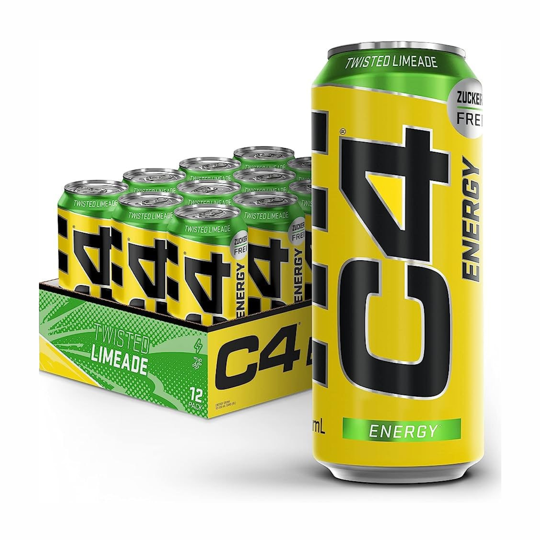 C4 - 500 ml х 12 шт Twisted limeade