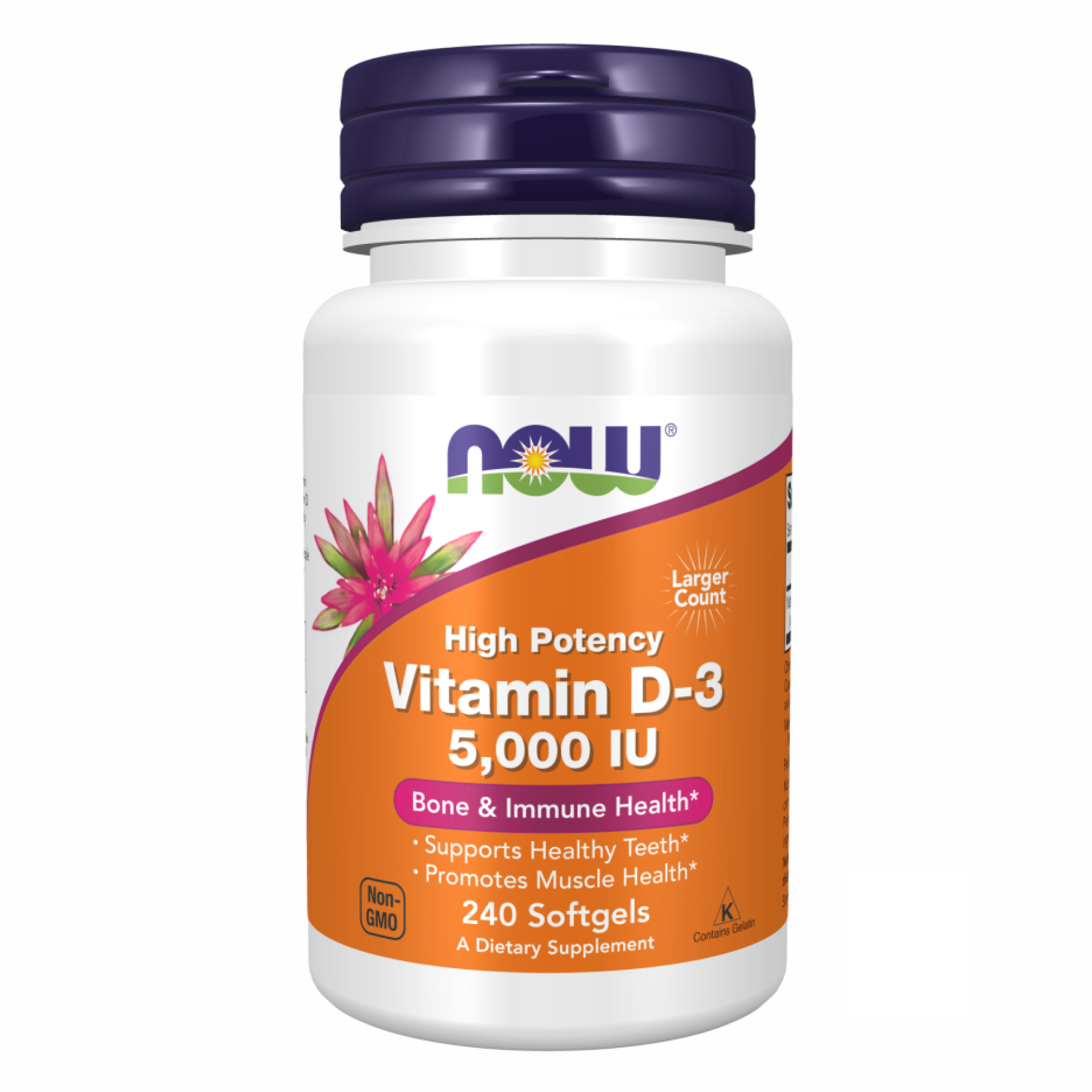 VIT D-3 5000 IU - 240 sgels