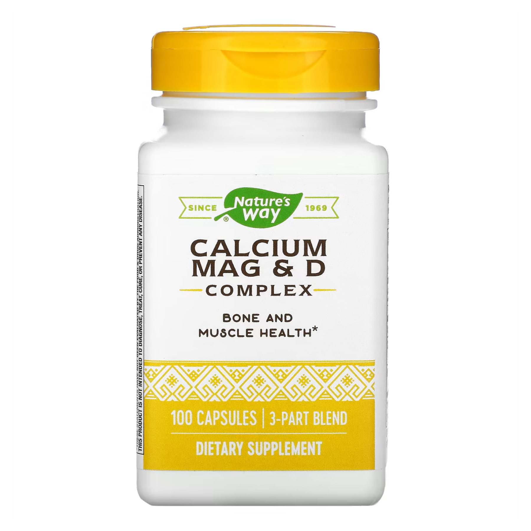 Calcium-Magnesium-Vitamin D - 100 caps