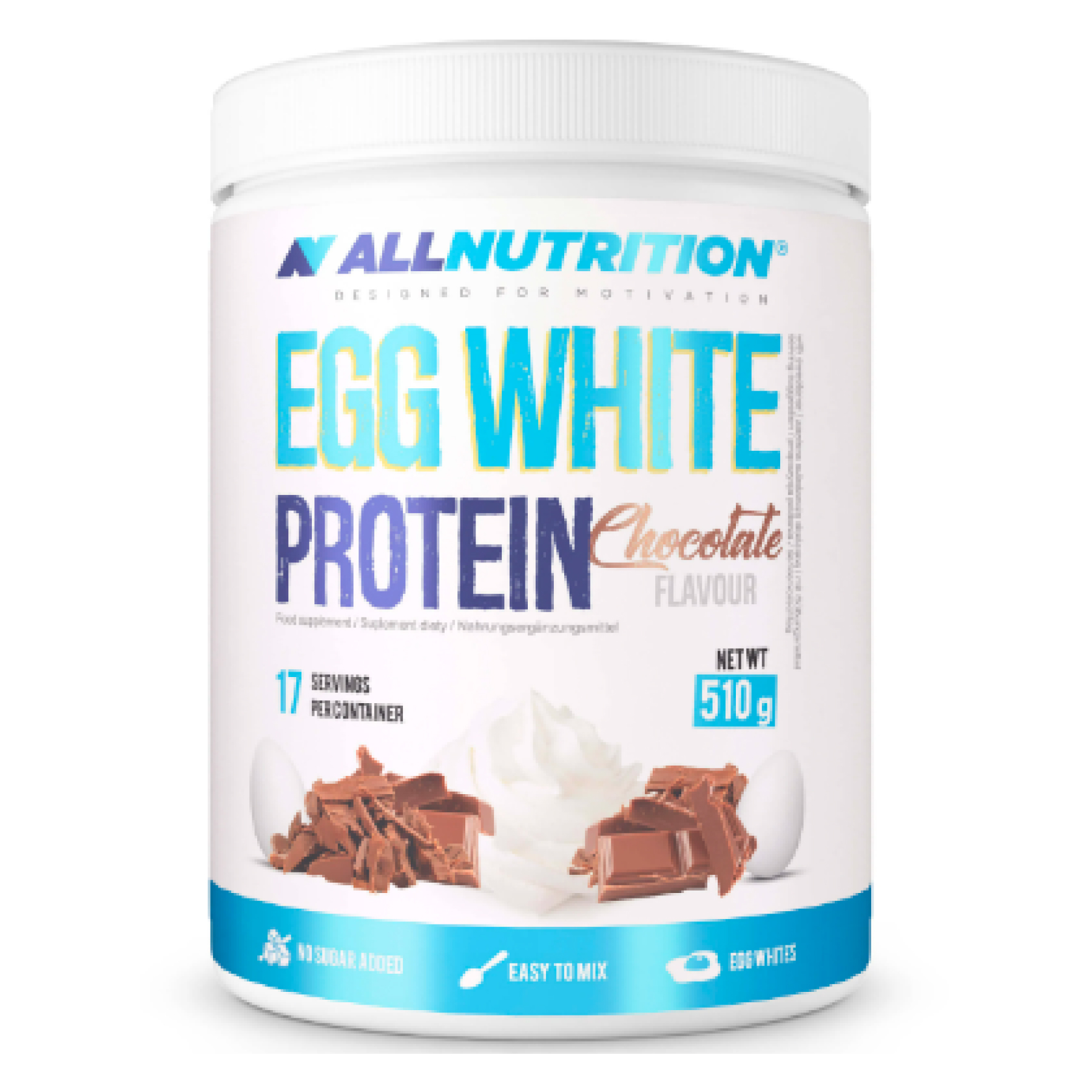 Egg White Protein - 510g Chocolate