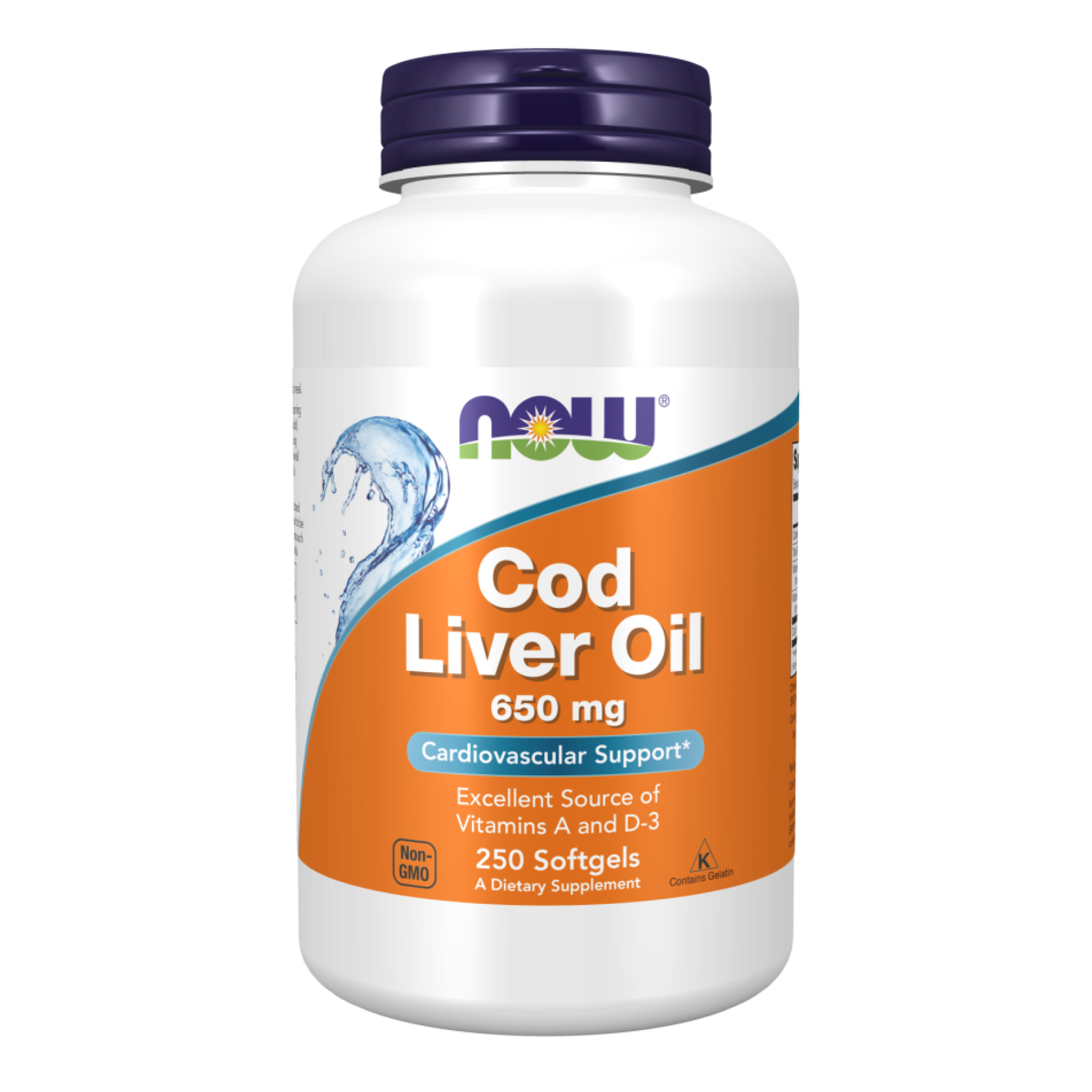 Cod Liver Oil 650mg - 250 sgels