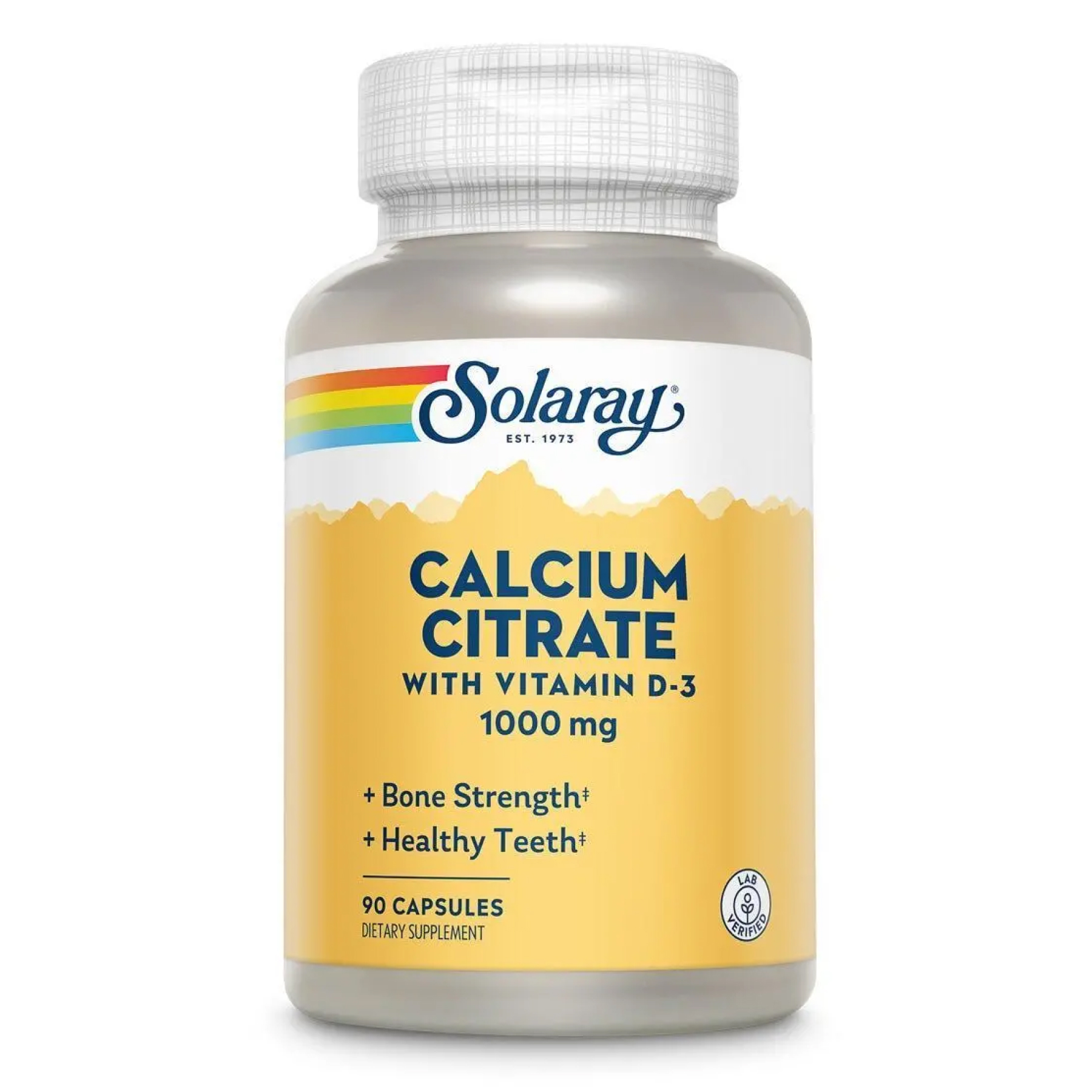 Calcium w/ D3 Citrate 1000mg - 90 caps