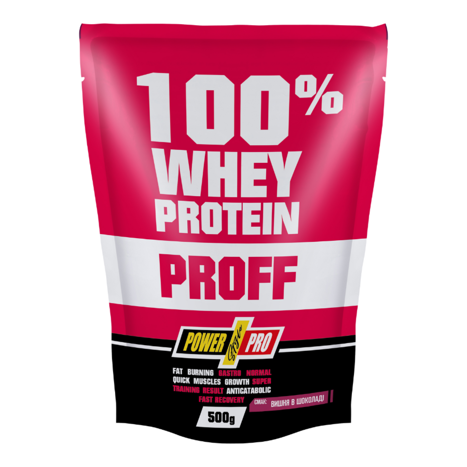 100% Whey Protein Proff - 500g Chocolate Cherry