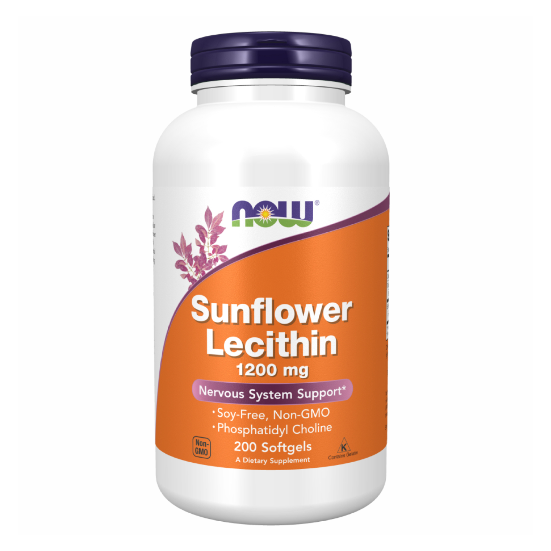 Sunflower Lecithin 1200mg - 200 sgels