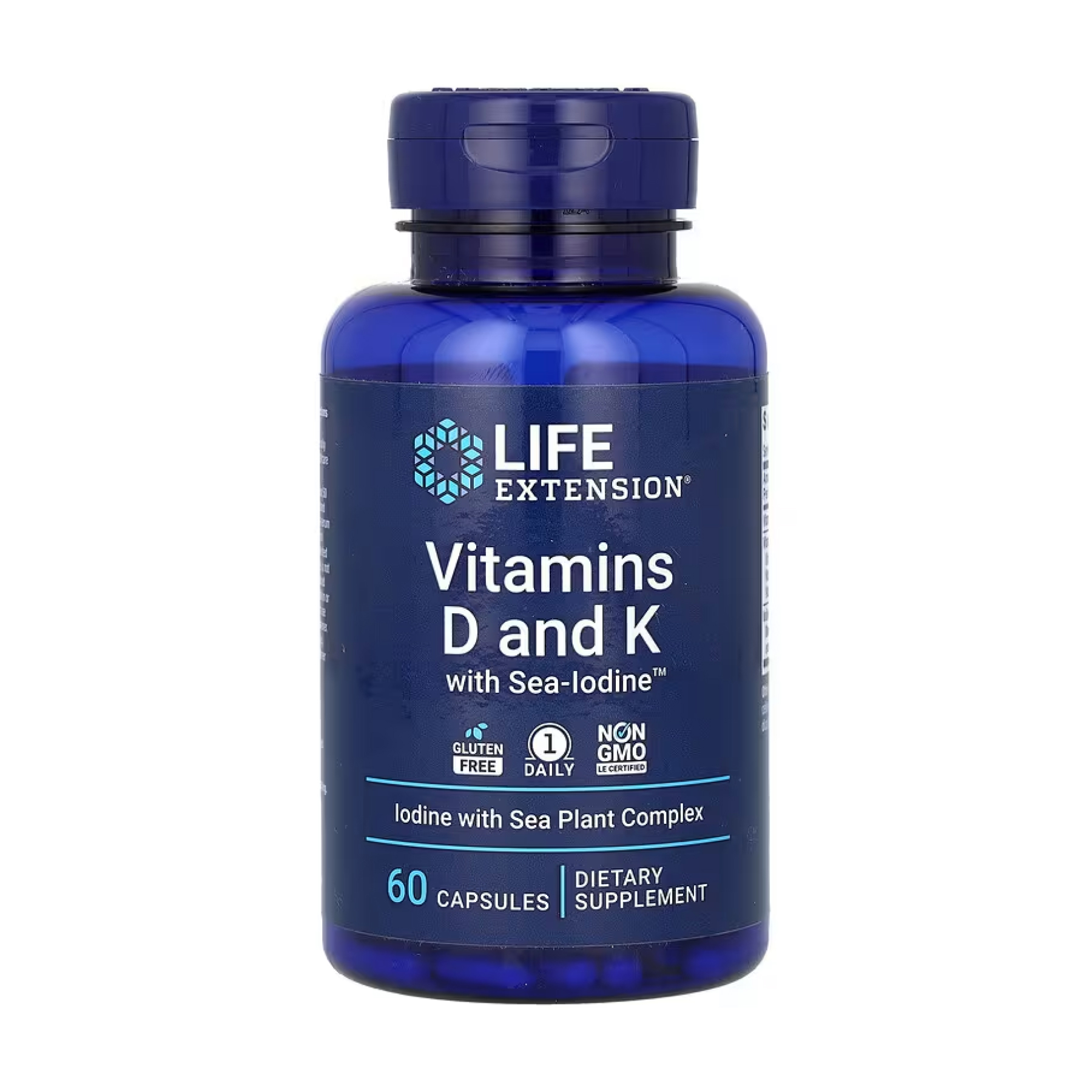 Vitamins D and K with Sea-Iodine™ - 60 caps