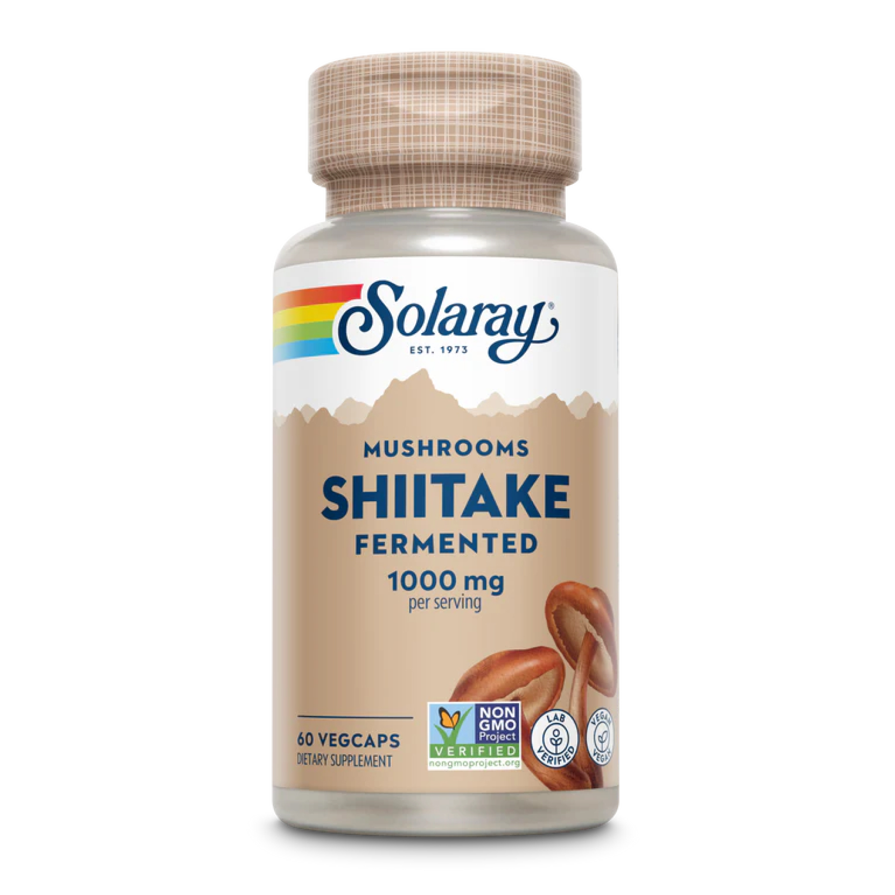 Fermented Shiitake Mushroom 1000mg - 60 vcaps