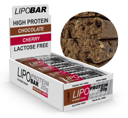 Lipobar - 20x50g Chocolate Cherry (До 10.24)