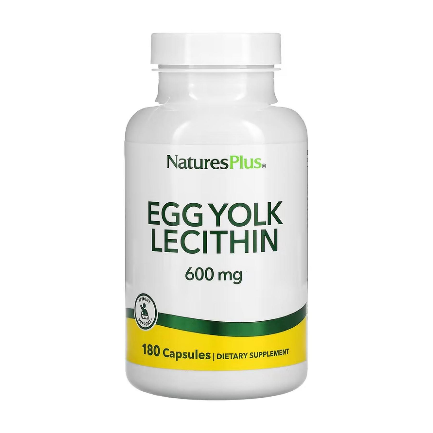 Egg Yolk Lecithin 600 mg - 180 caps