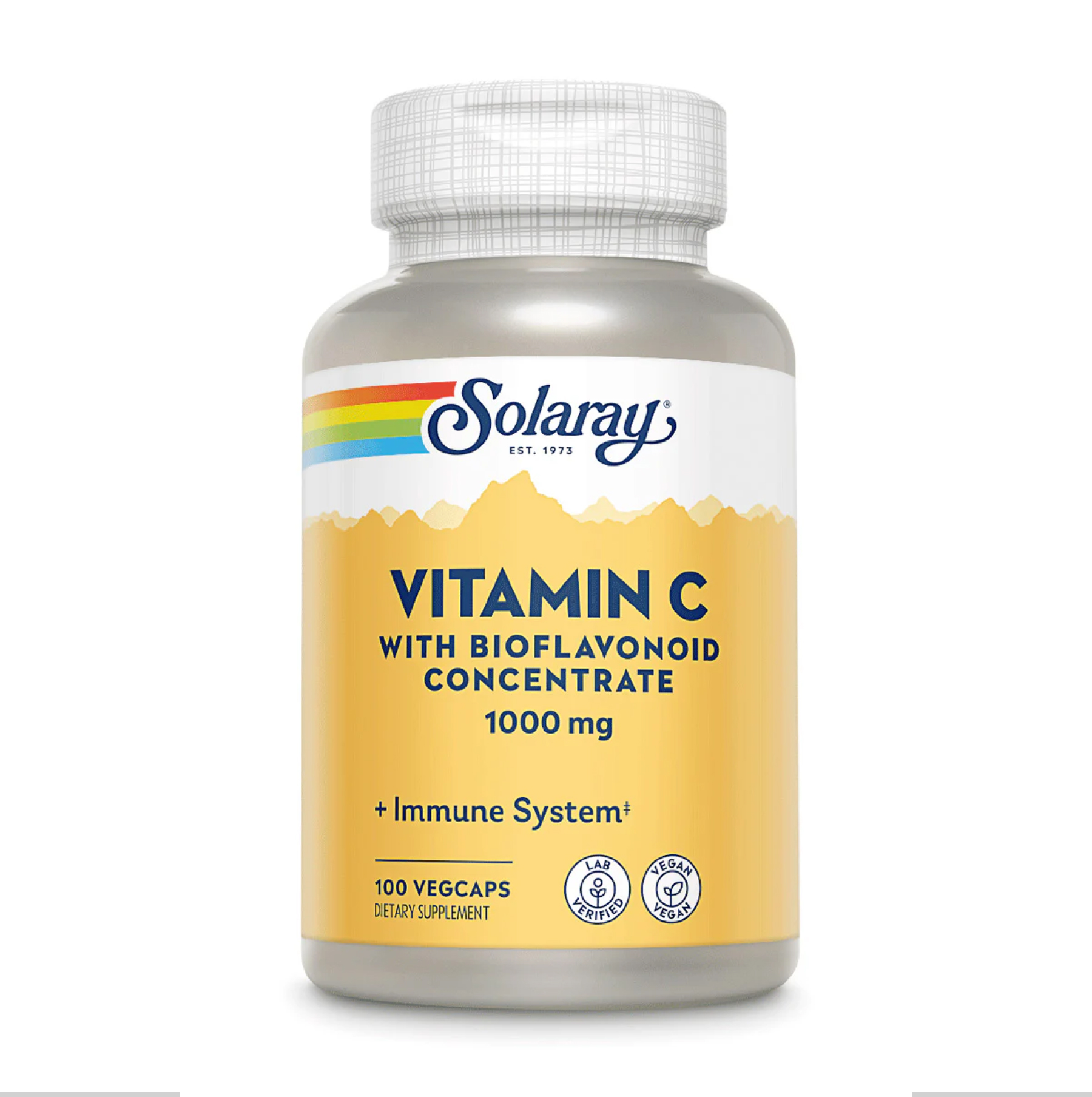 Vitamin C with Rose Hips, Acerola & Bioflavonoids 1000mg - 100 vcaps