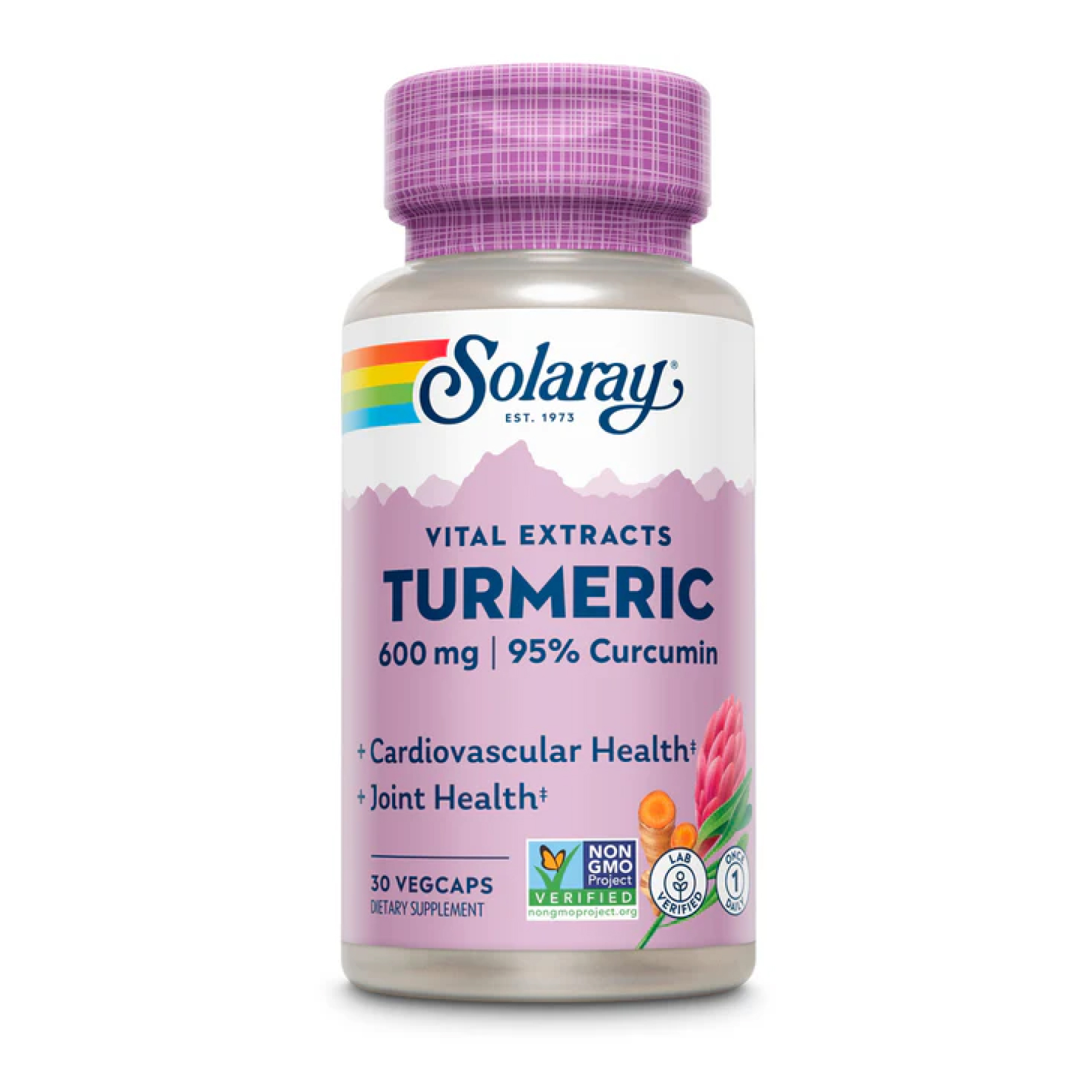 Turmeric Root Extract One 600mg - 30 vcaps