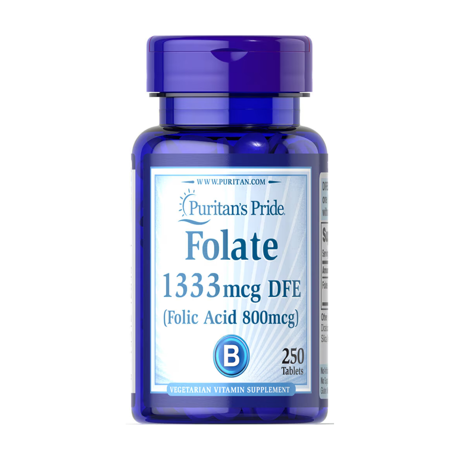 Folate 1333 mcg DFE - 250 tabs