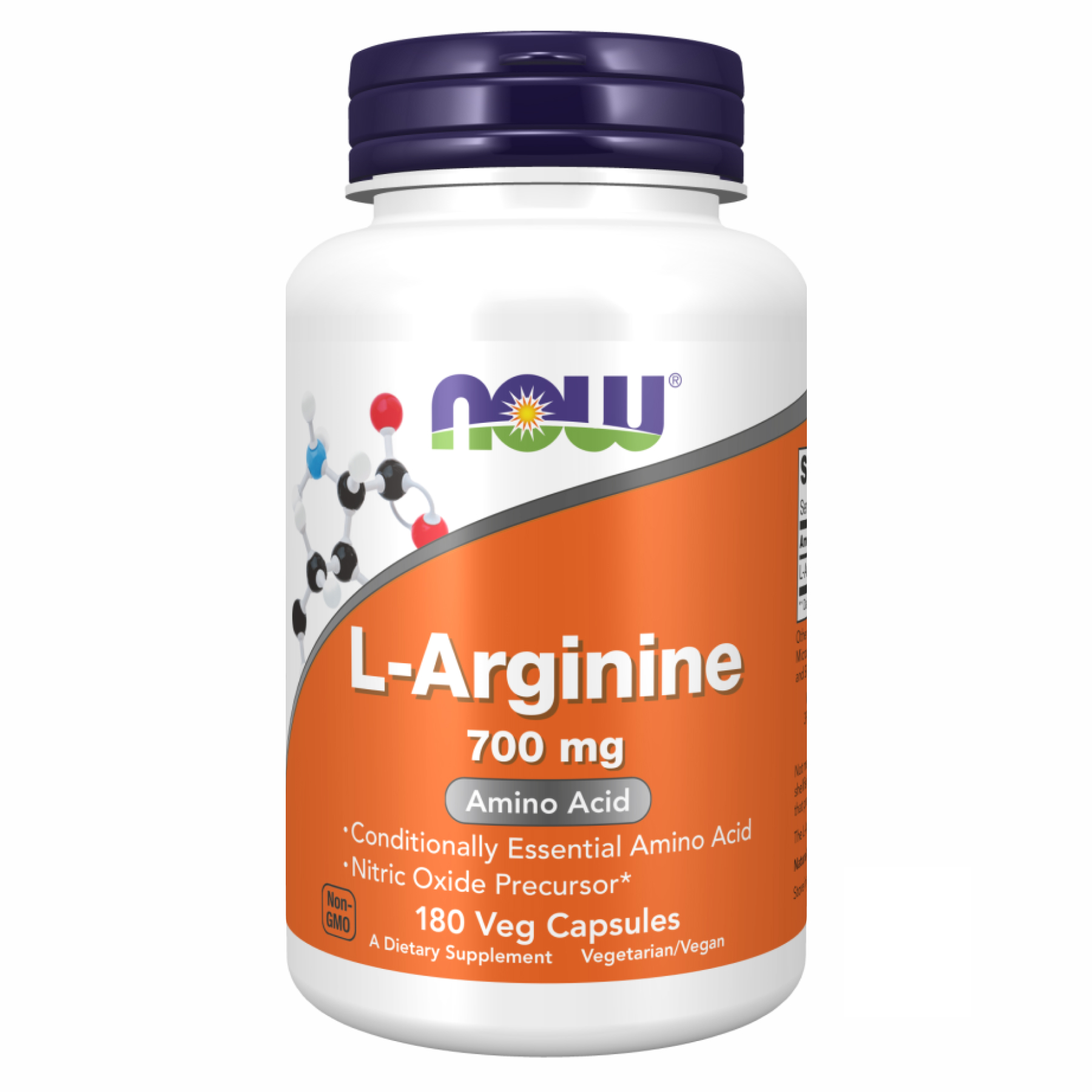 L-Arginine 700mg - 180 vcaps