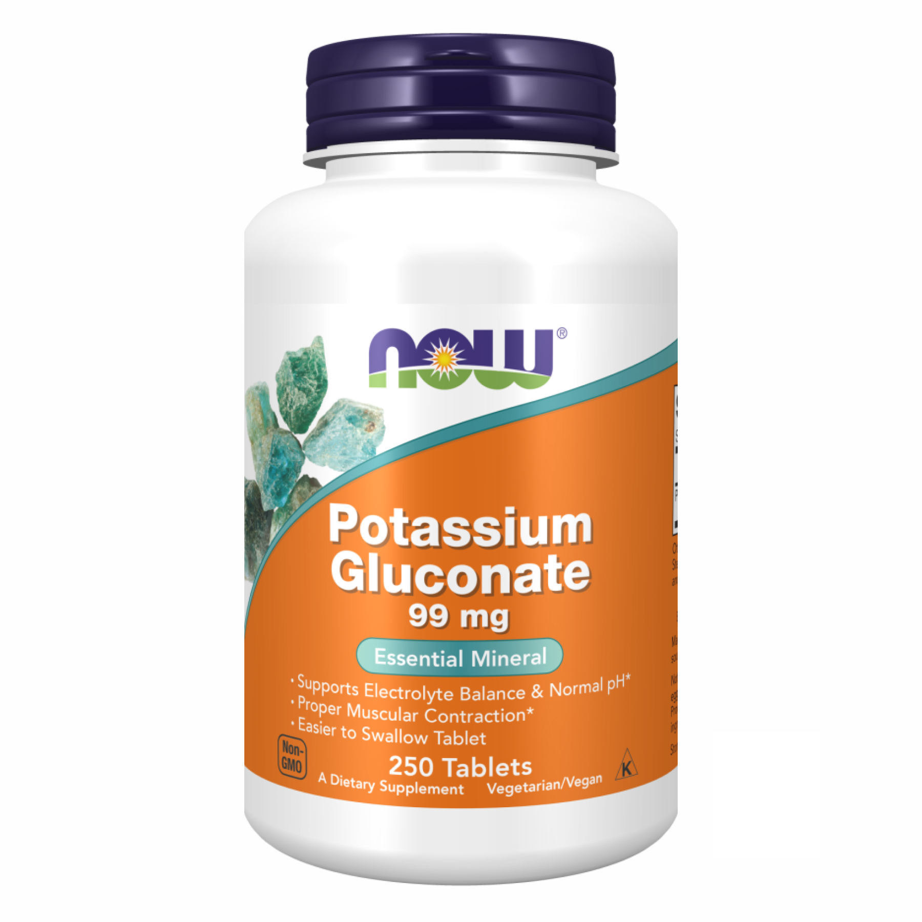 Potassium Gluconate 99mg - 250 tabs