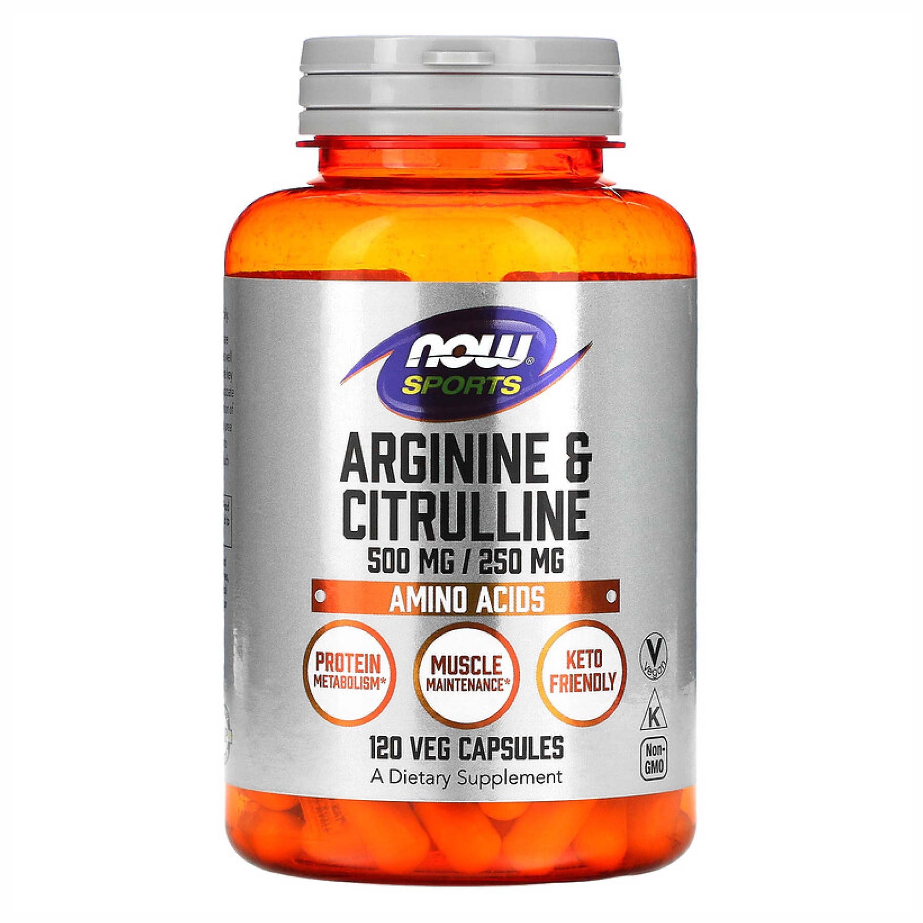 Arginine 500mg Citruline 250mg - 120 vcaps