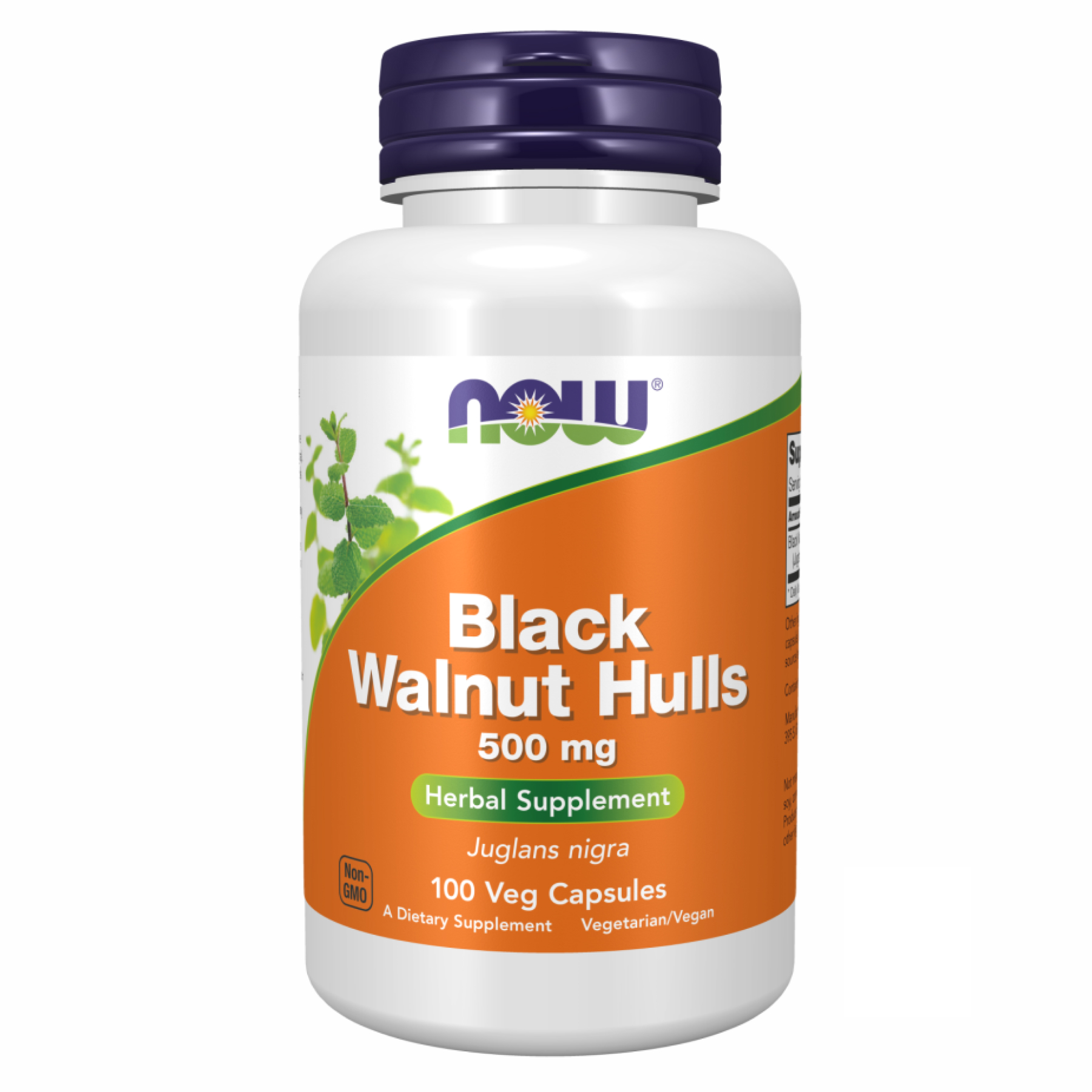 Black Walnut Hulls 500 mg - 100 vcaps