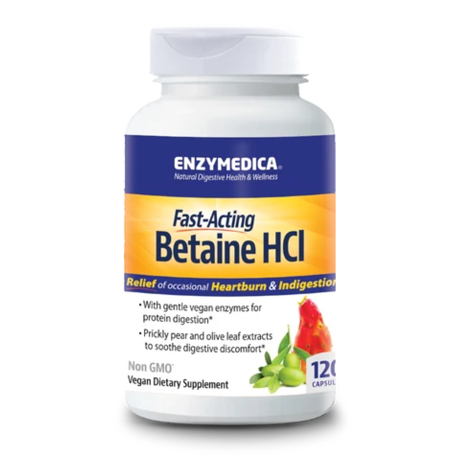 Betaine HCI 600mg - 120 caps