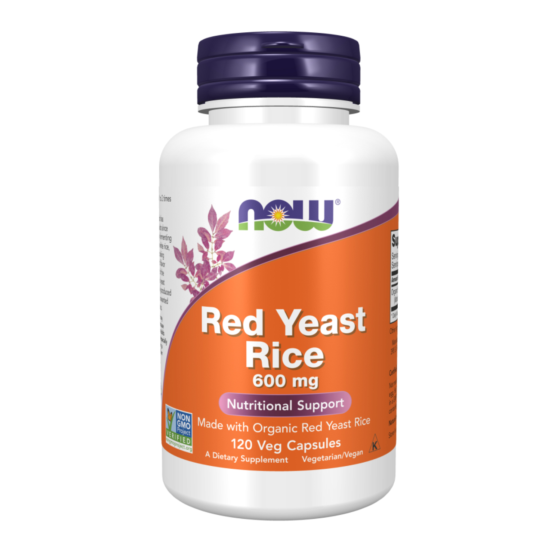 Red Yeast Rice 600mg - 120 vcaps