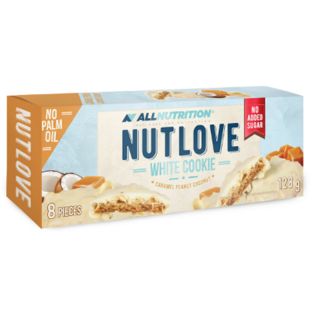 Nutlove -128g White Cookie Caramel Peanut Coconut