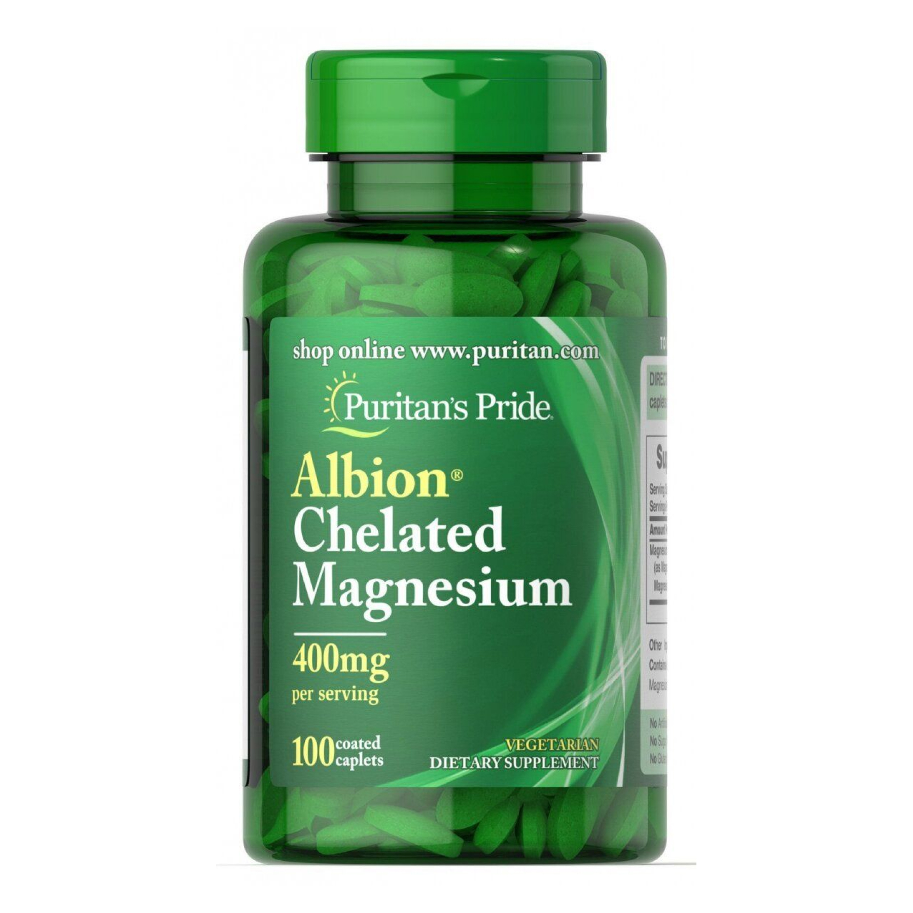 Albion Chelated Magnesium 400mg - 100caps