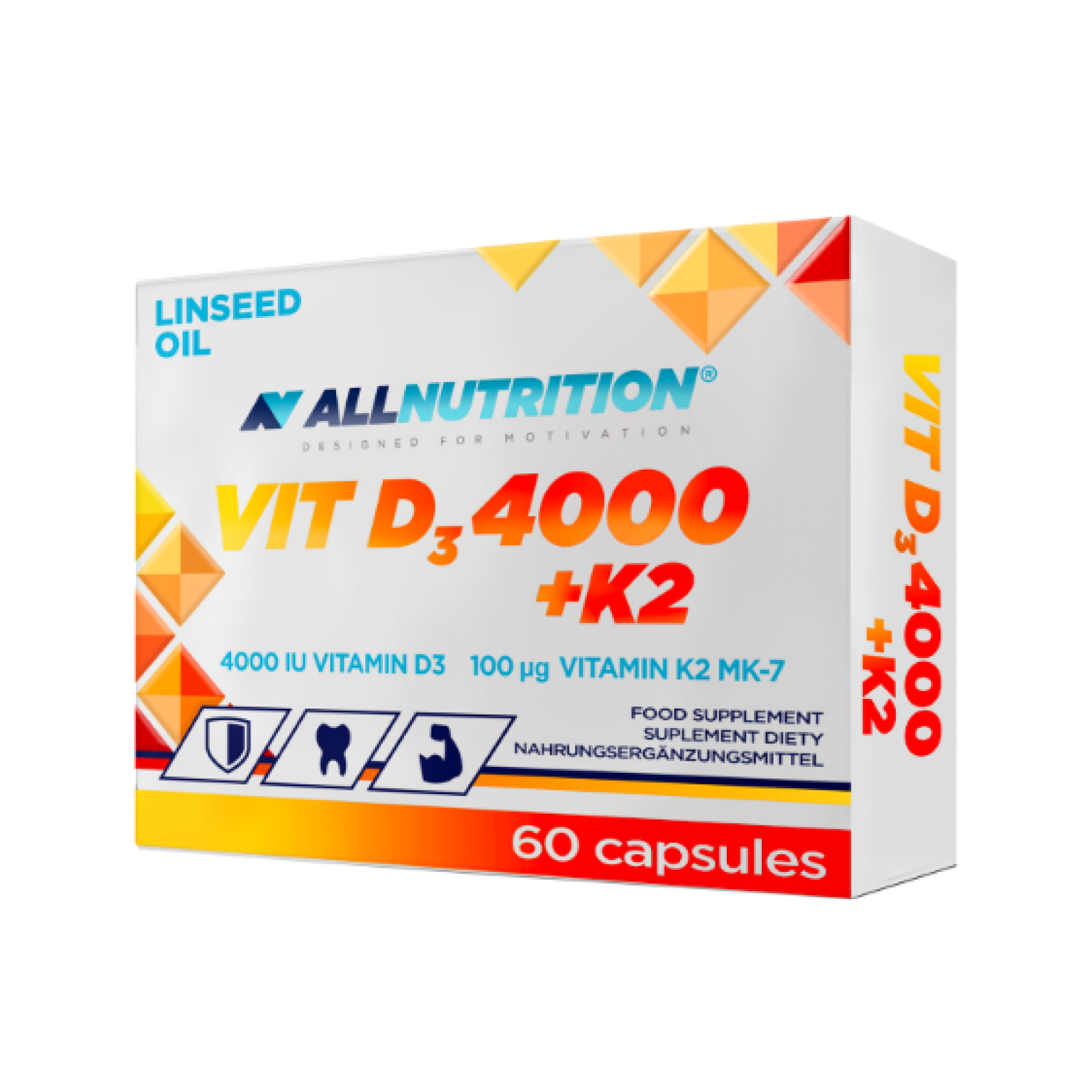 Vit D3 4000 + K2 - 60caps