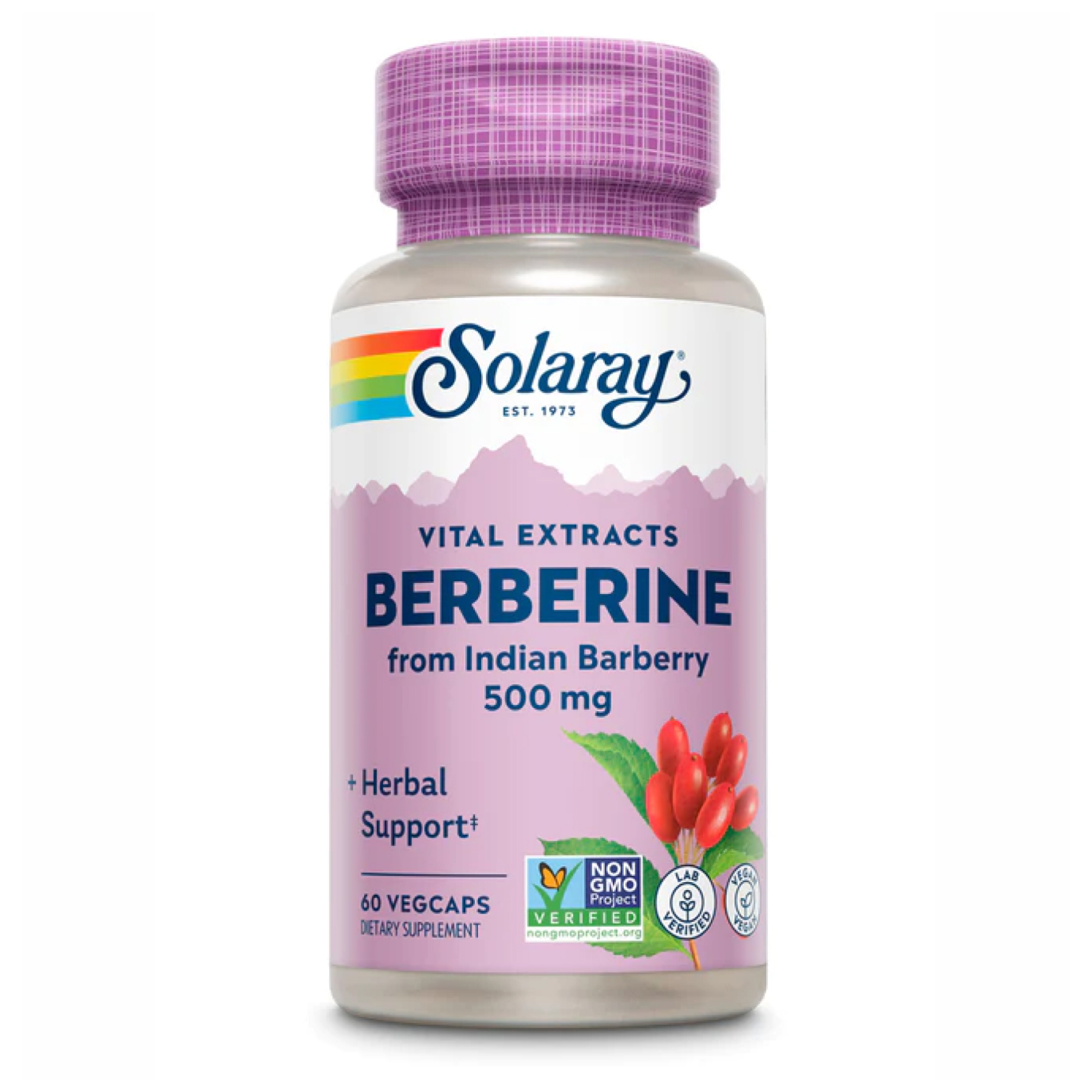 Berberine 500mg - 60 vcaps