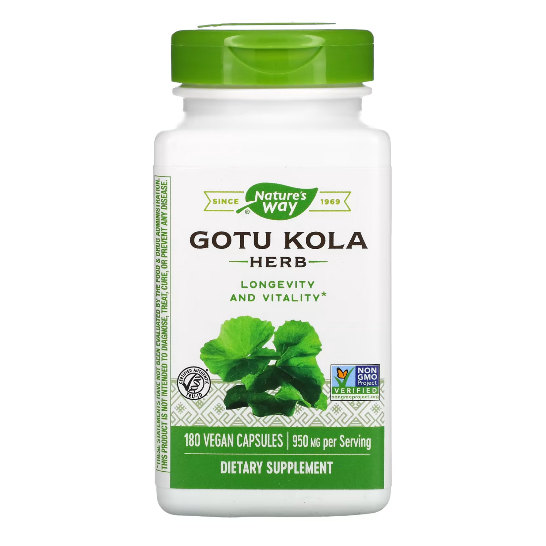 Gotu Kola Herb - 180 vcaps