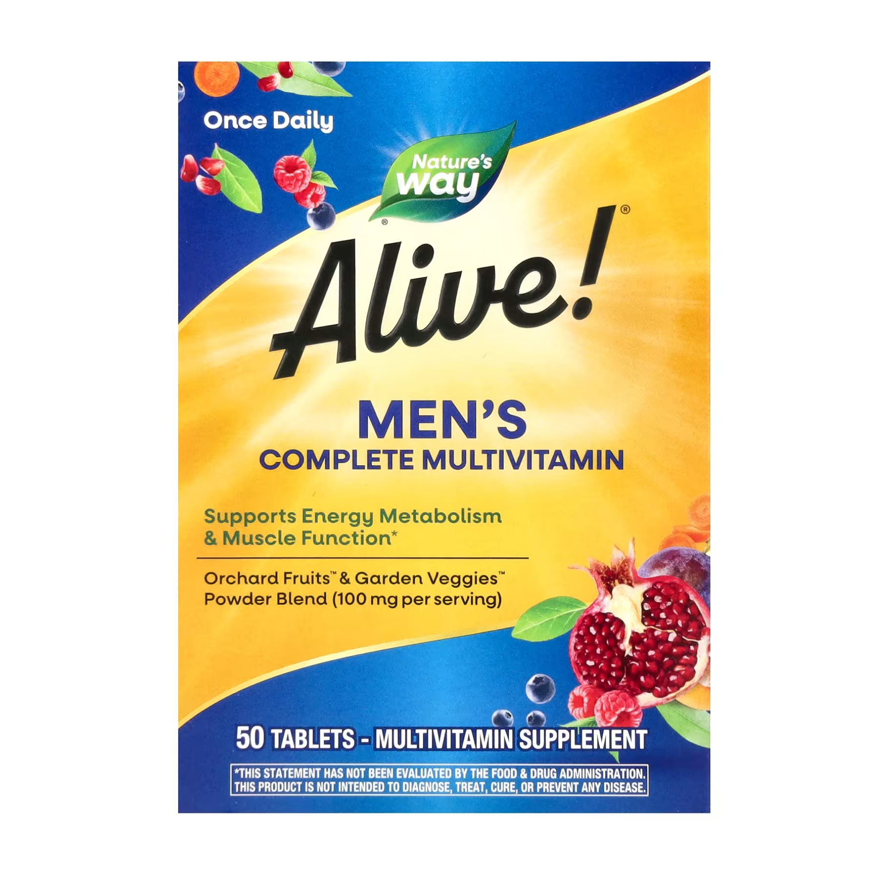 Men's Complete Multivitamin - 50 tabs 