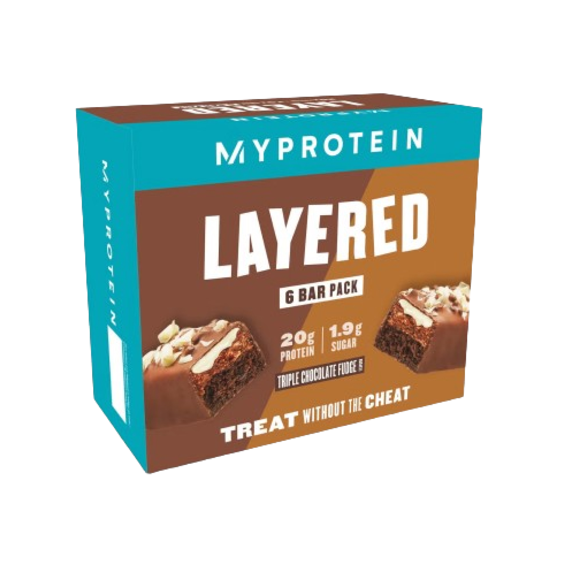 Layered Bar - 12x60g Triple Chocolate Fudge