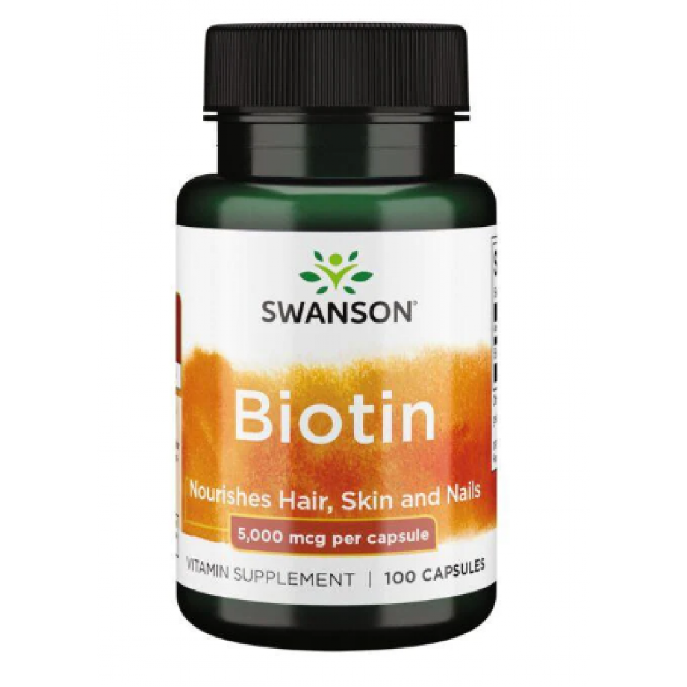 Biotin 5000mcg - 100 caps