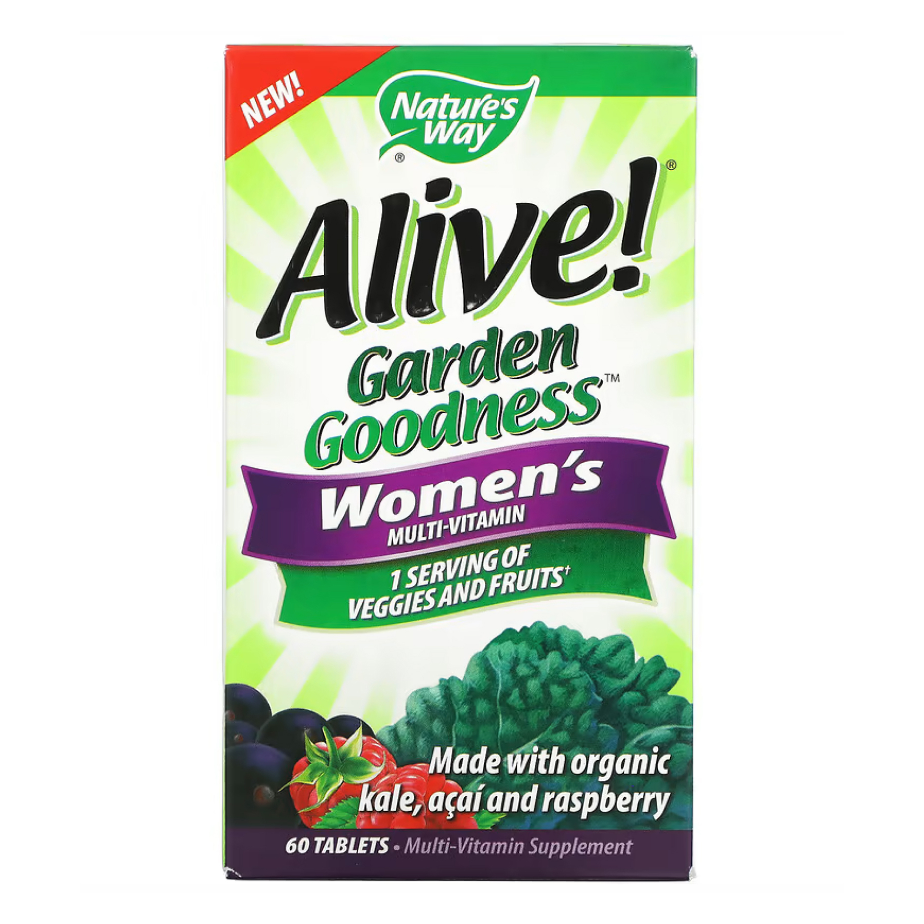 Alive Organic Garden Goodness Women - 60 tabs