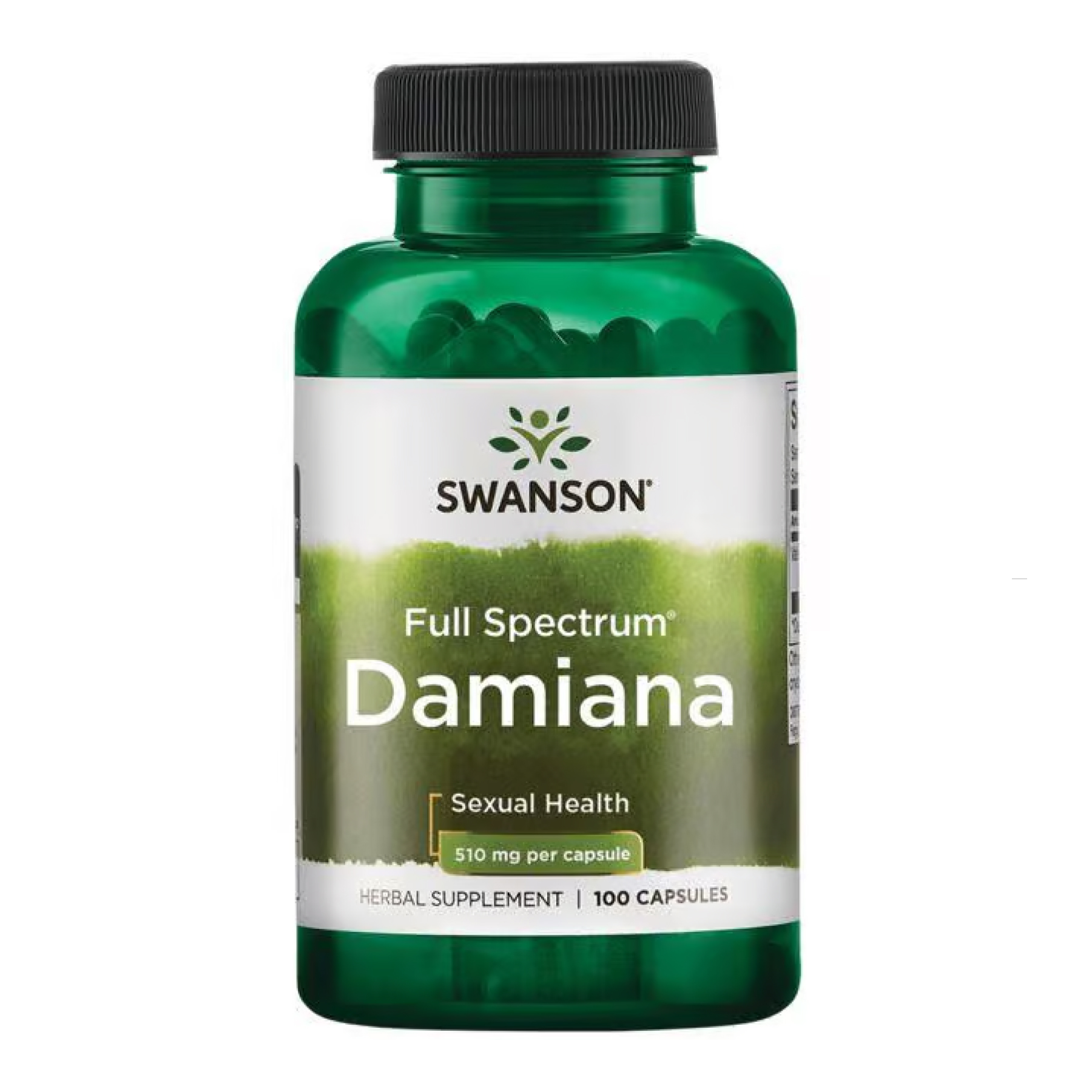 Full Spectrum Damiana 510mg - 100 caps