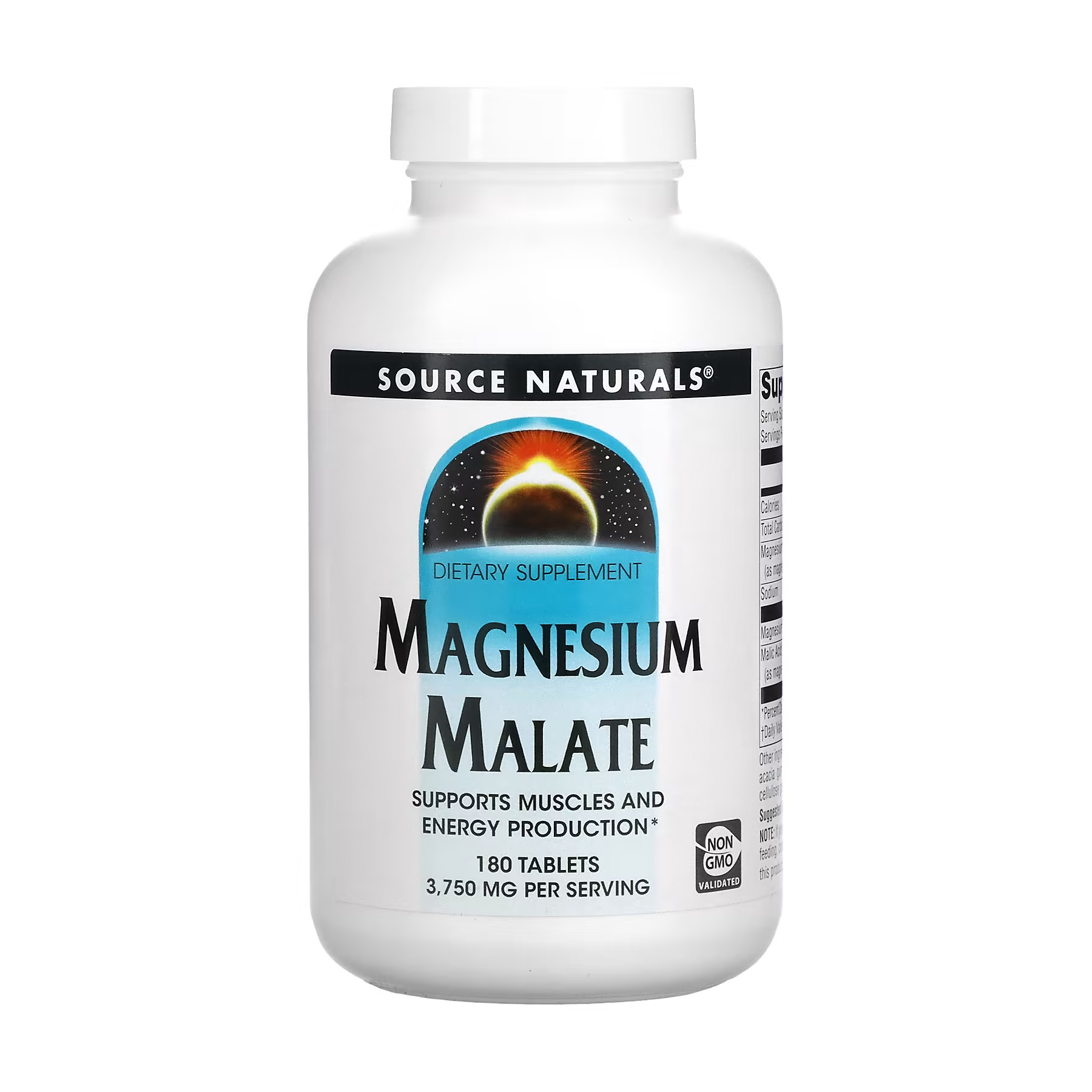 Magnesium Malate 1250 mg - 180 tabs