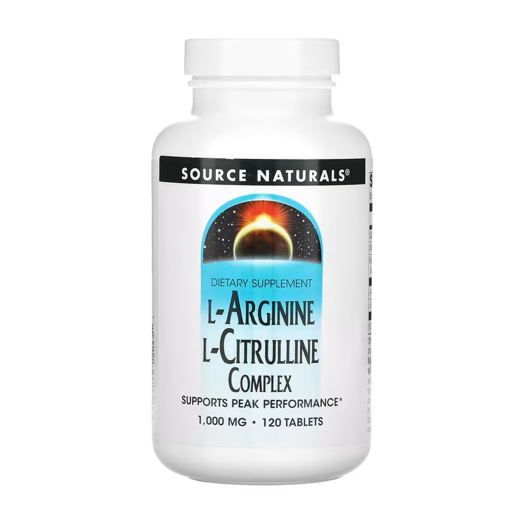 L-Arginine L-Citrulline Complex 1000mg - 120 tabs