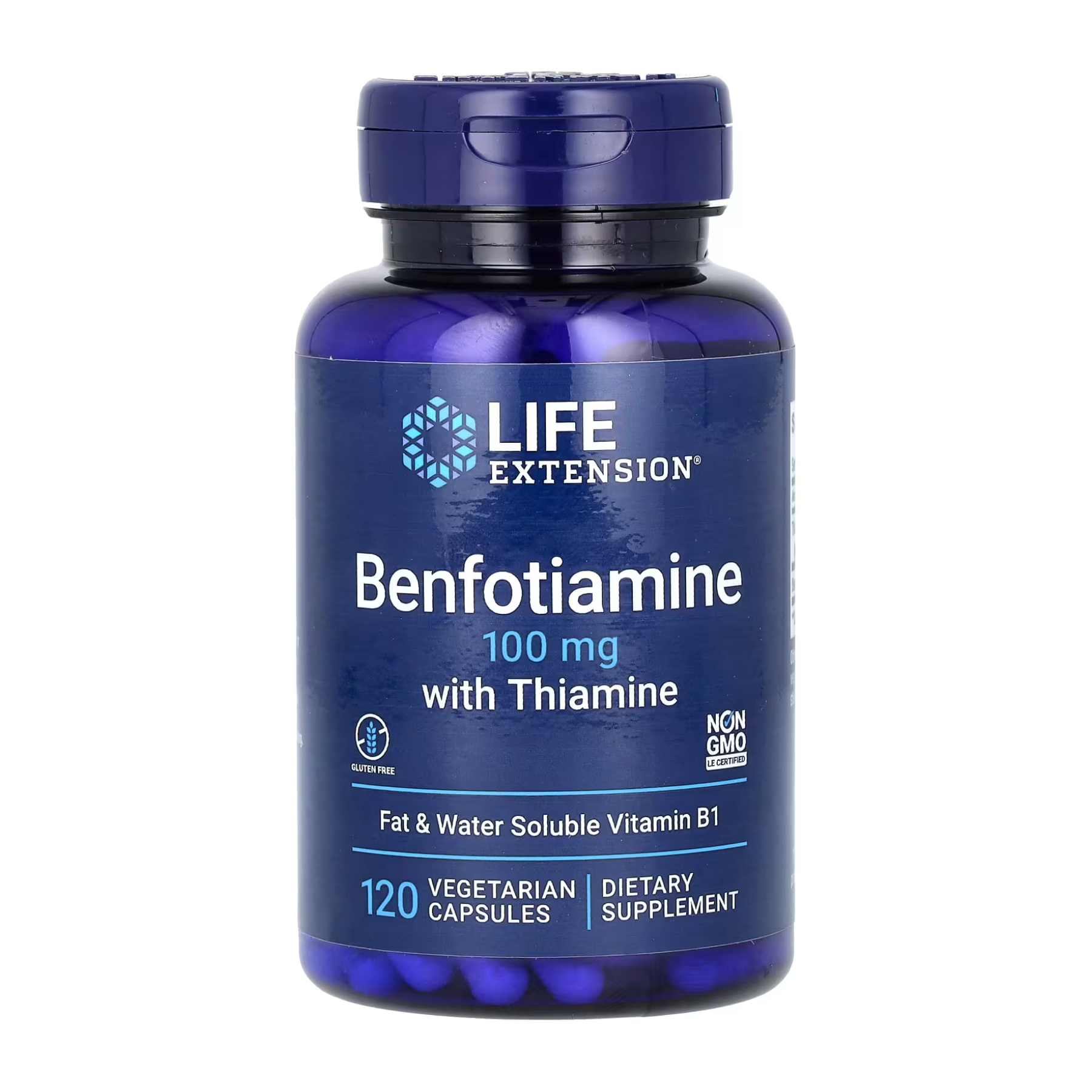 Benfotiamine with Thiamine	100 mg - 120 vcaps