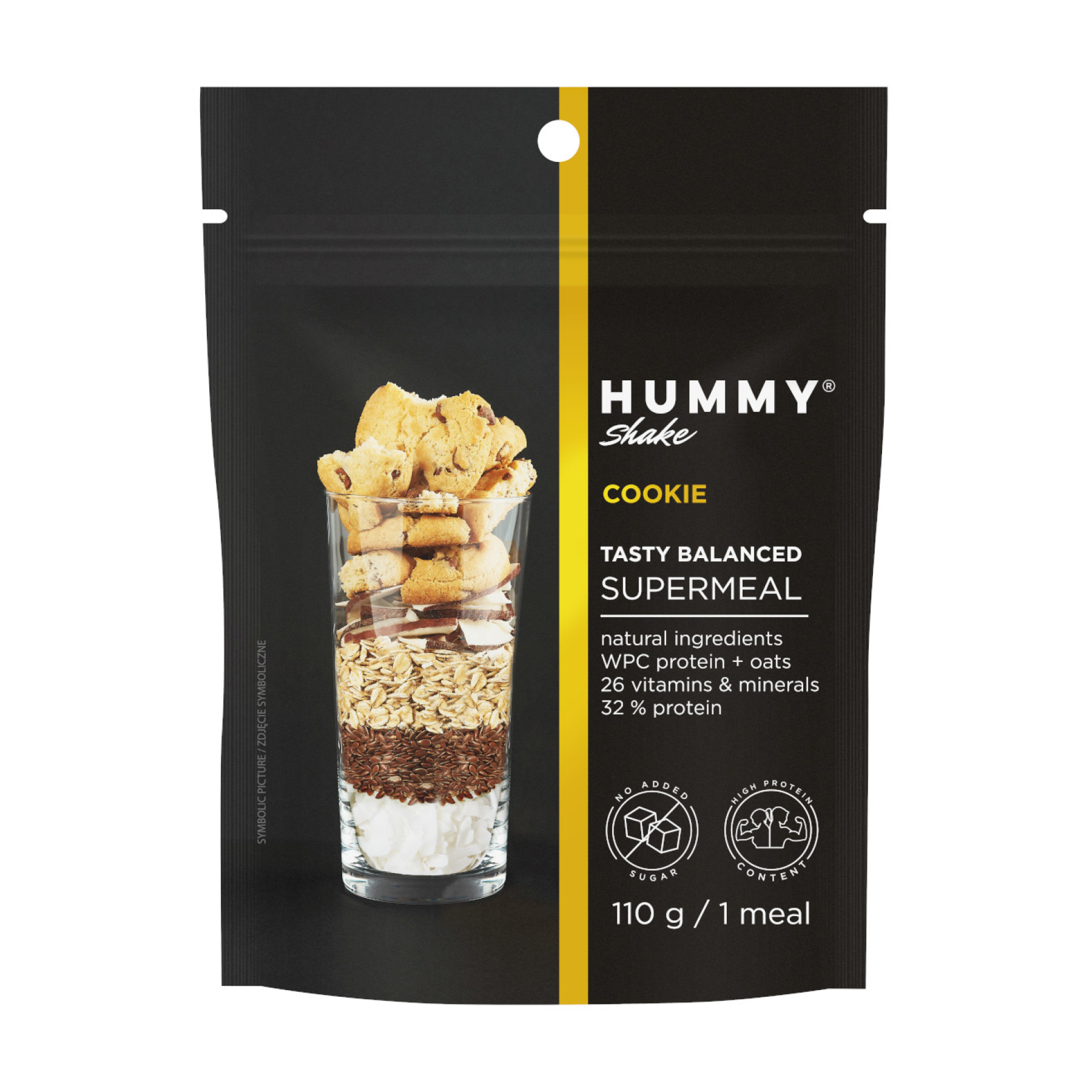 Hummy Shake Tasty Balanced Supermeal - 110g Cookie