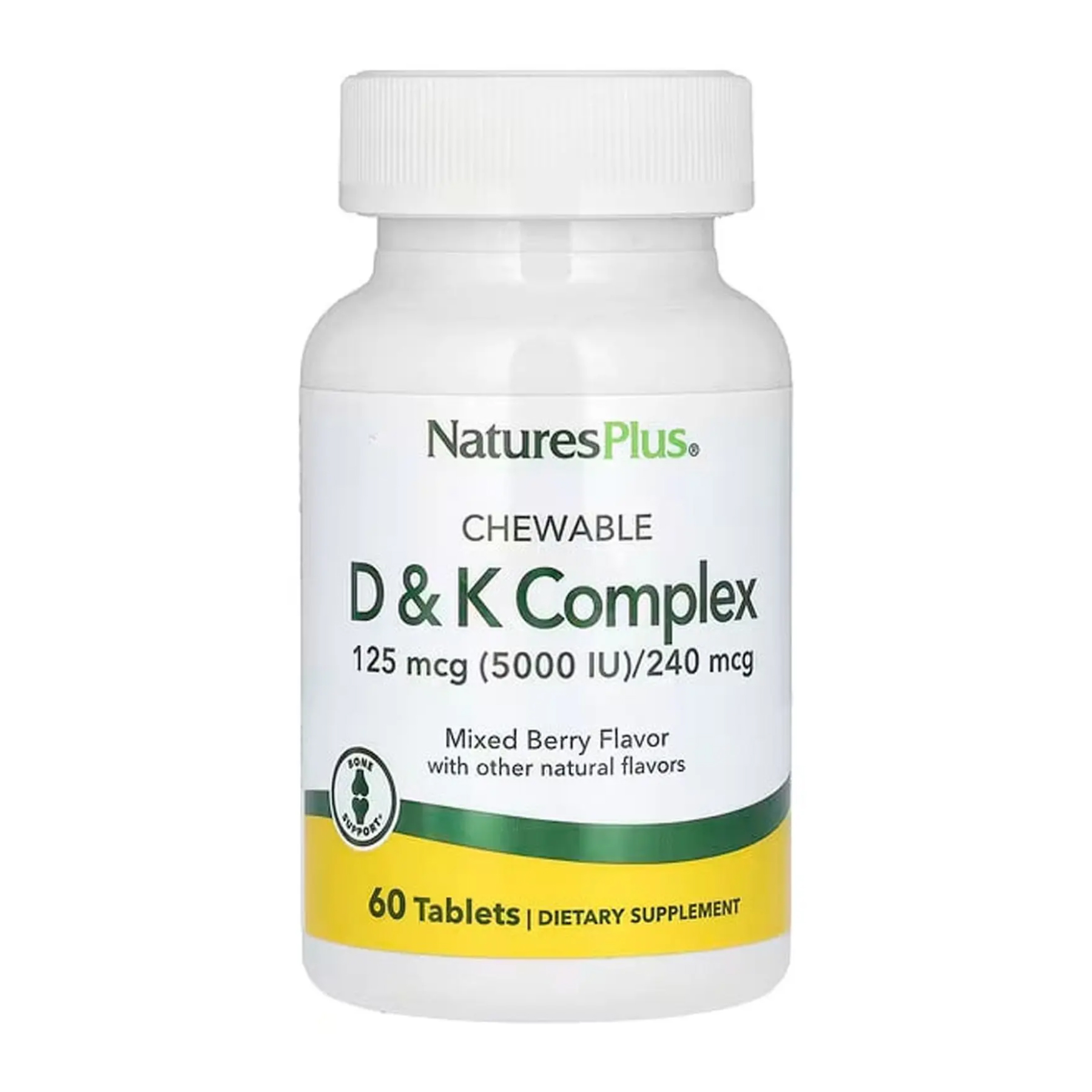 VIT D & K Complex 125mcg 5000 IU/ 240 mcg - 60 tabs