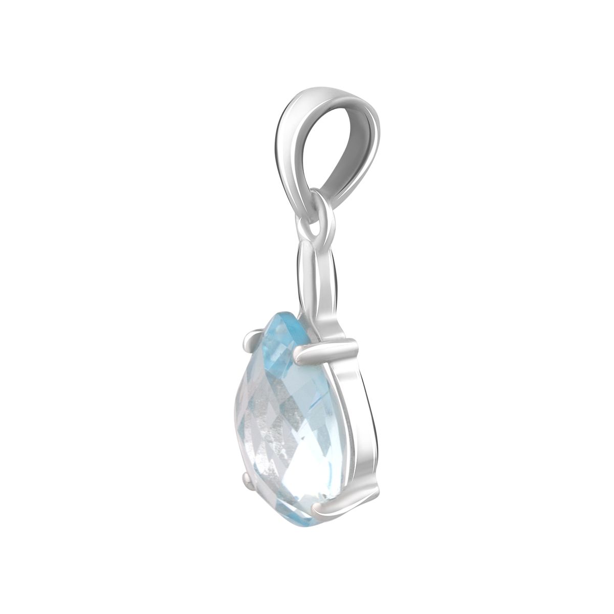 Серебряная подвеска Tiva с топазом 4.1ct (2089537)