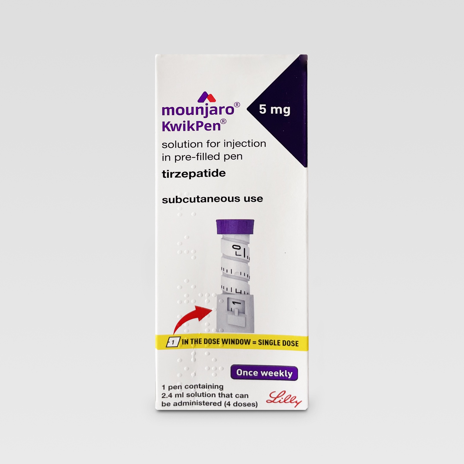 Mounjaro / Муджаро  (Tirzepatide) 2.5mg/ 5mg/ 7.5mg/ 10mg (Lilly United Kingdom)