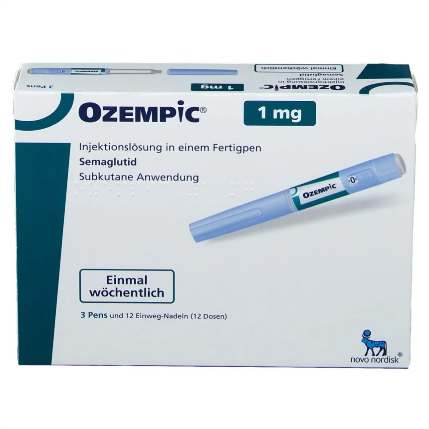 Ozempic Pen Ручка Оземпiк 1 мг №3 (12 доз) Германія