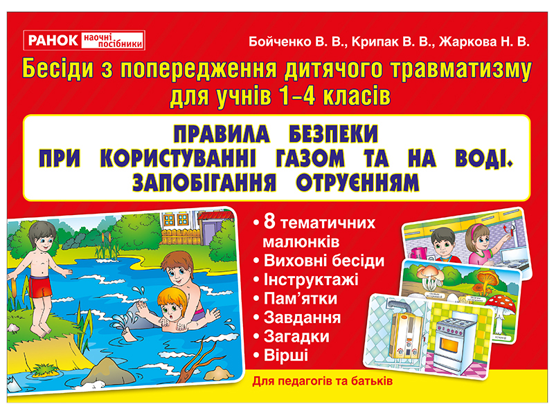 Правила безпеки при користуванні газом та на воді. Запобігання отруєнням