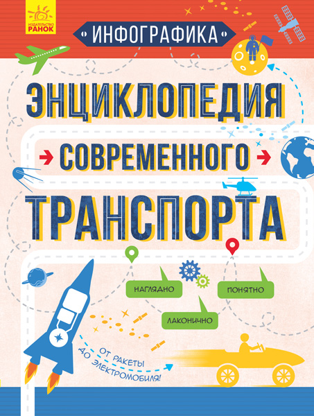 Енциклопедія сучасного транспорту. Інфографіка (російською мовою)