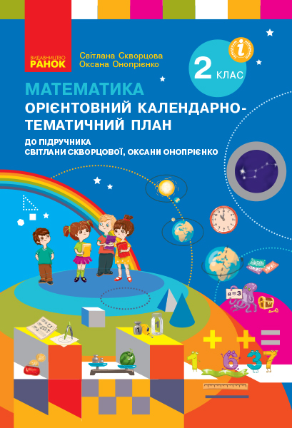 НУШ Математика. 2 клас. Орієнтовний календарно-тематичний план до підручника Світлани Скворцової, Оксани Онопрієнко