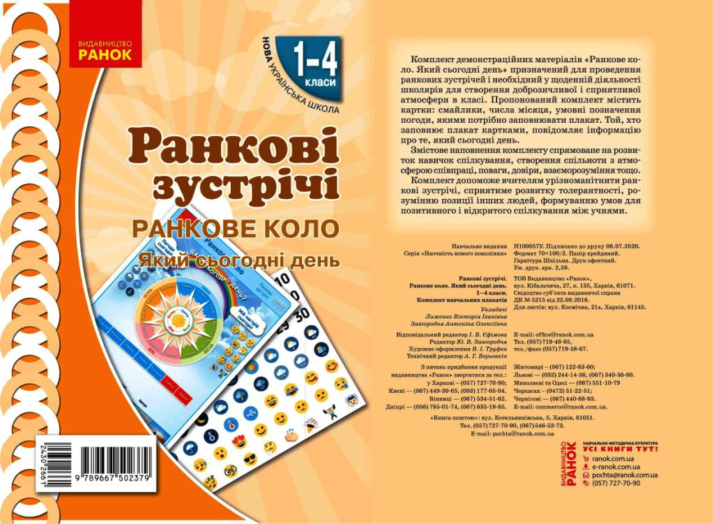 НУШ Ранкові зустрічі. Плакат. Правила нашого класу. 1-4 класи. Наочність нового покоління